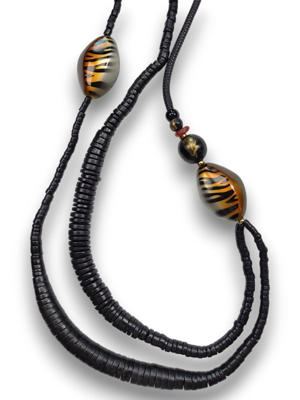 Tiger Stripe Necklace, Bracelet & Earrings Set - Picture 3 of 10